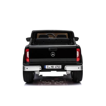 Mercedes X-Class elbil, 4 x 12V, sort
