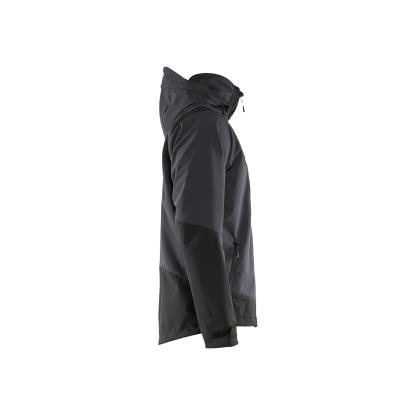 Blåkläder 4750 letforet vinter softshelljakke, mørk grå/sort