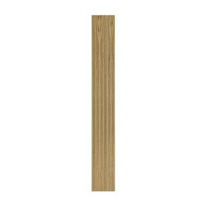 I-Wood Medio+ Original akustikpanel, brun olieret, beige filt og lys kerne, egefiner, 16 x 300 mm