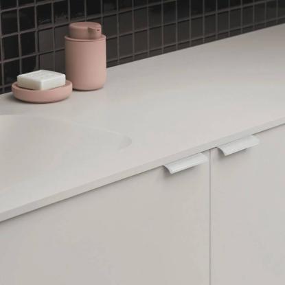 Beslag Design Edge Straight profilgreb, 100 mm, hvid