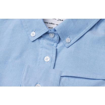 Seven Seas S62 Oxford skjorte, modern, dame, lys blå