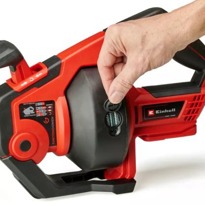 Einhell TE-DA 18/760 Li afløbsrenser, 7,6 meter, uden batteri og lader Einhell TE-DA 18/760 Li afløbsrenser, 7,6 meter, uden batteri og lader
