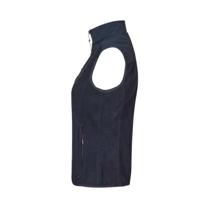 ID 0747 Bonded fleecevest, dame, navy