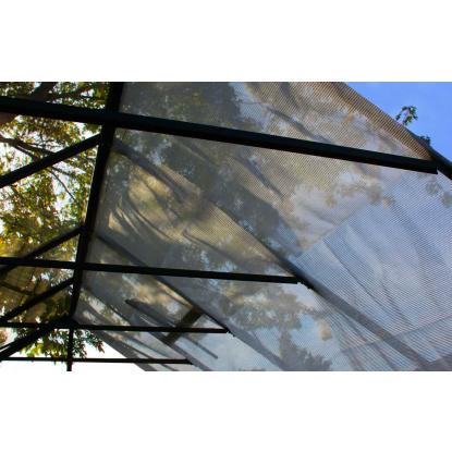 Vitavia skyggenet med wire, 259 x 183 cm, hvid