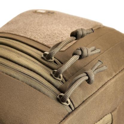 M-TAC Tactical Chest Pack sling bag med velcro og hylster, coyote