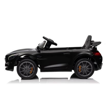 Mercedes AMG GTR elbil, 2 x 12V, sort