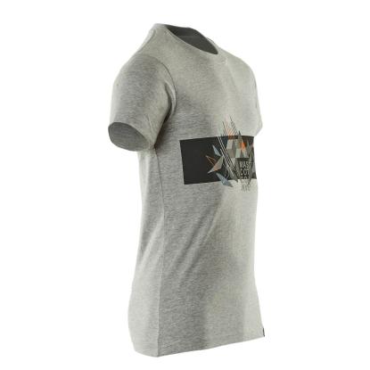 MASCOT ACCELERATE SAFE T-shirt, grå-meleret/hi-vis orange