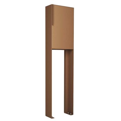 Bravios Faro postkasse med stander, rust