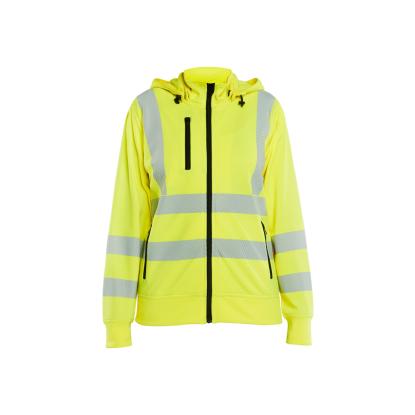 Blåkläder 3574 dame high vis sweatshirt med aftagelig hætte, hi-vis gul