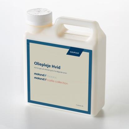 Moland oliepleje, hvid - 1 liter