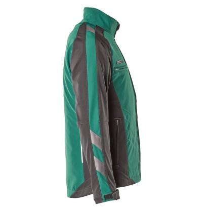 MASCOT UNIQUE Dresden softshell jakke, grøn/sort