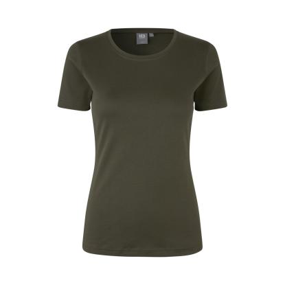 ID 0508 Interlock T-shirt, dame, oliven