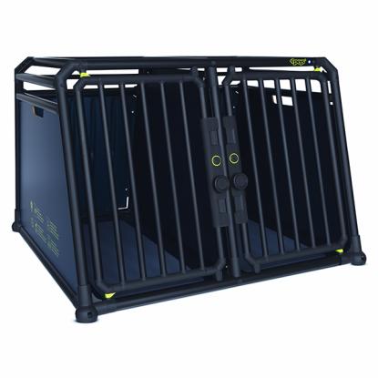 4Pets PRO Noir 22 dobbelt transportbur, L, 66 x 96,5 x 93,5 cm
