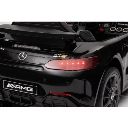 Mercedes AMG GTR elbil, 2 x 12V, sort