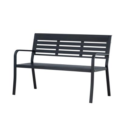 Venture Design Elvas bænk, sort, 84 x 125 x 60 cm