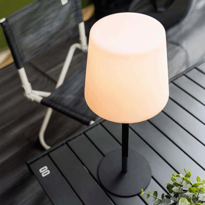 Travellife Elin lampe, sort/hvid, genopladelig
