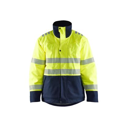 Blåkläder 4517 multinorm vinterjakke inherent, hi-vis gul/marineblå