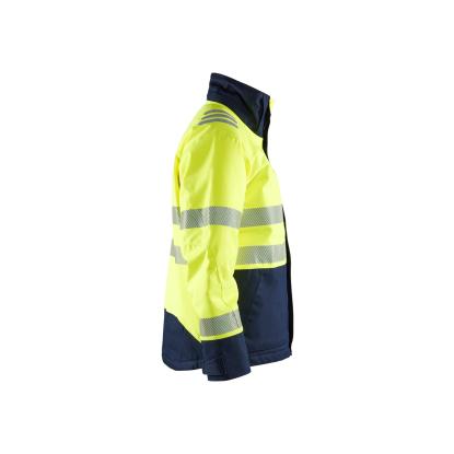 Blåkläder 4517 multinorm vinterjakke inherent, hi-vis gul/marineblå