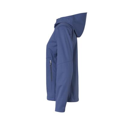 ID 0837 softshelljakke, letvægt, dame, stormy blue