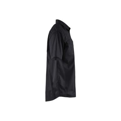 Blåkläder 3296 twill skjorte kort ærme, sort