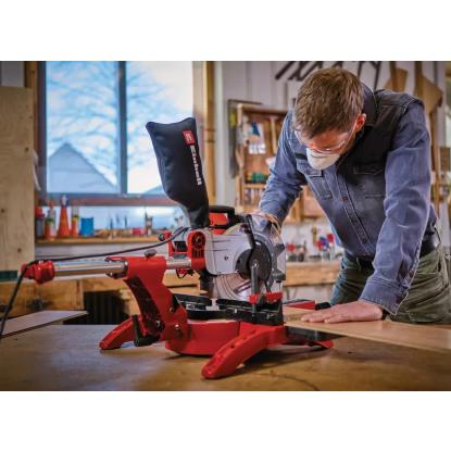 Einhell TC-SM 2534/1 Dual kap-/geringssav med udtræk, 2350 W Einhell TC-SM 2534/1 Dual kap-/geringssav med udtræk, 2350 W