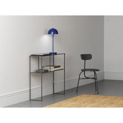 Herstal Vienda bordlampe, H50 cm, E14, mørk denim