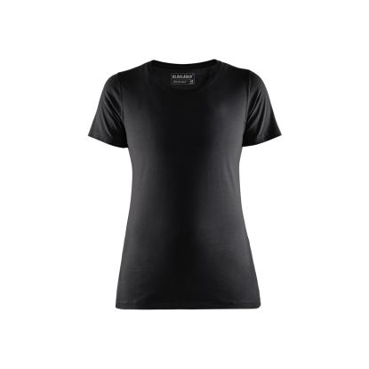 Blåkläder 3334 dame t-shirt, sort
