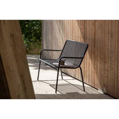 Venture Design Peking bænk, sort, 85 x 130 x 64 cm