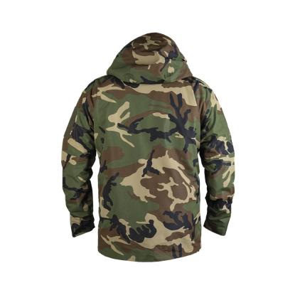 Mil-Tec Gen.II regnjakke med aftagelig fleecejakke, woodland camo 