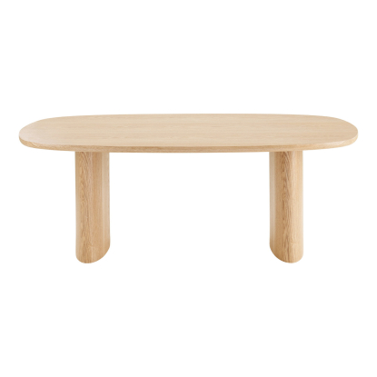 Serra spisebord, askefiner, 110 x 210 cm