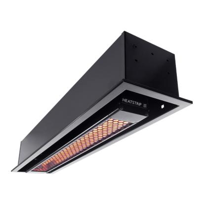 HEATSTRIP Intense el terrassevarmer til indbygning, sort, 2200W