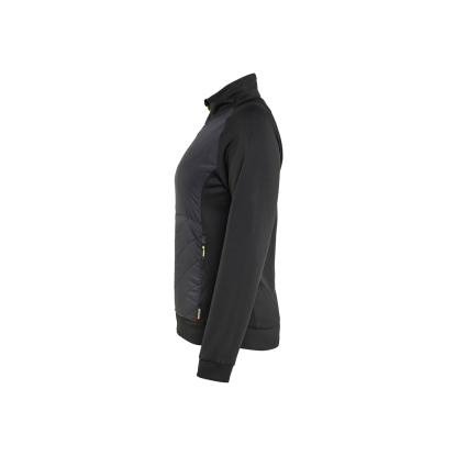 Blåkläder 3419 dame hybrid sweatshirt, sort/hi-vis gul