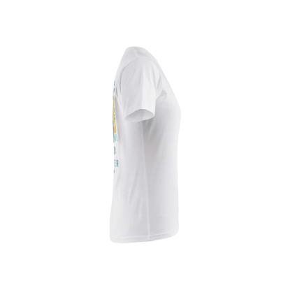 Blåkläder 9417 dame t-shirt blåkläder beach club, hvid