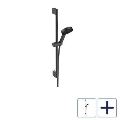 hansgrohe Pulsify Select S Relaxation EcoSmart brusesæt, Ø105 mm, 3-jet, mat sort