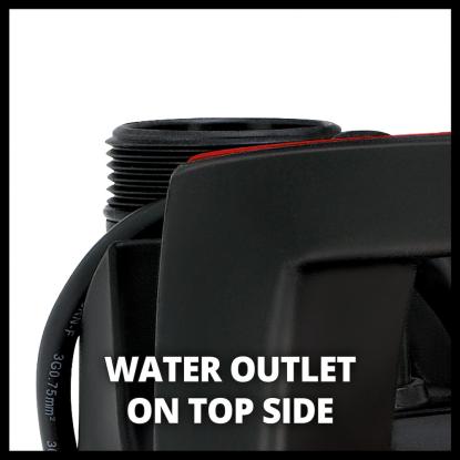 Einhell GE-DP 3925 ECO dykpumpe til urent vand, 10.000 liter/time