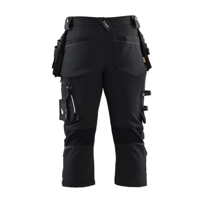 Blåkläder 1797 håndværker knickers 4-vejs stretch, sort