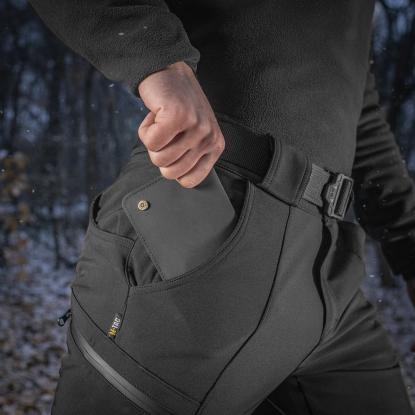 M-TAC Winter softshellbukser, sort