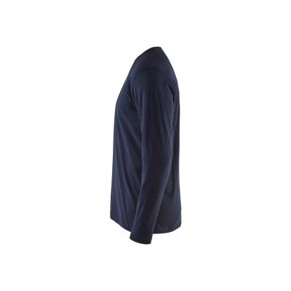 Blåkläder 3500 t-shirt lang ærme, mørk marineblå