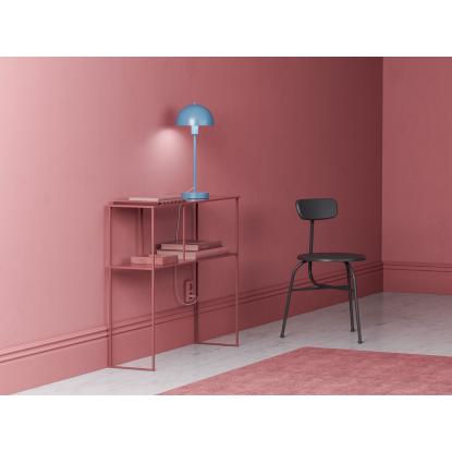 Herstal Vienda bordlampe, H50 cm, E14, blå