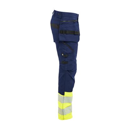 Blåkläder 1130 high vis buks stretch, marineblå/hi-vis gul