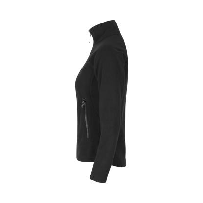 ID 0807 Zip-n-Mix mikrofleece cardigan, dame, sort