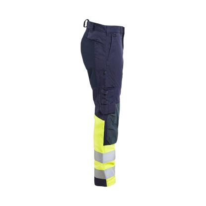 Blåkläder 1787 multinorm buks inherent med stretch, marineblå/hi-vis gul