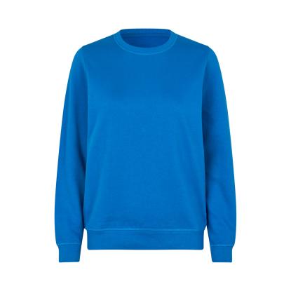 ID 0683 sweatshirt, økologisk, dame, azur