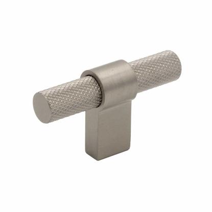 Beslag Design T Helix knop, rustfrit stål look