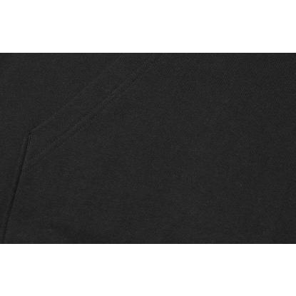 ID 0660 Soft hættetrøje med kængurulomme, unisex, sort