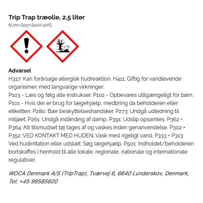 Trip Trap træolie, natur - 2,5 liter