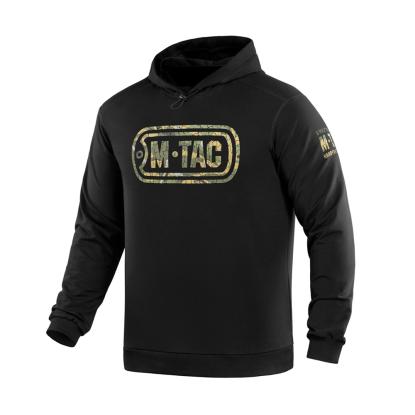 M-TAC Logo hættetrøje, sort