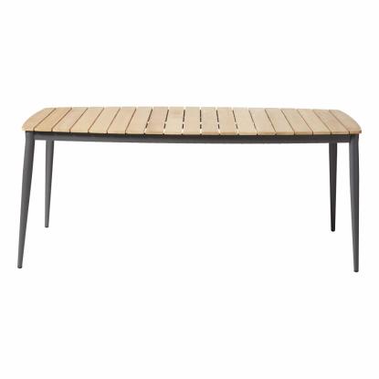 Cinas Rio havebord, antracit, teak, 90 x 180 cm