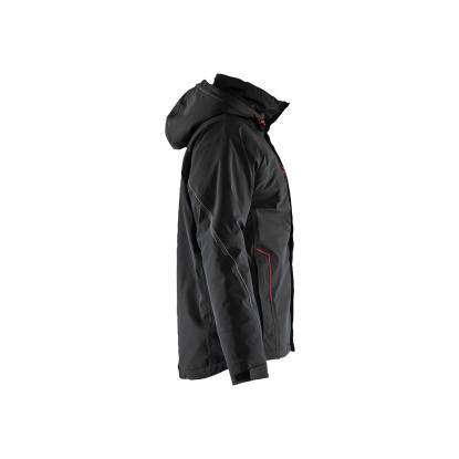 Blåkläder 4484 letforet vinterjakke 4-vejs stretch, sort/rød