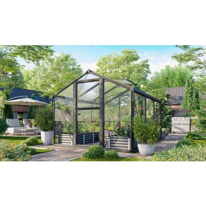Vitavia Deimos 8500, 8,5 m², sort, 3 mm hærdet glas + 10 mm polytag